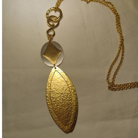 Stephanie Kantis Thrive Thin necklace long line fashion geometric - Picture 3 of 7